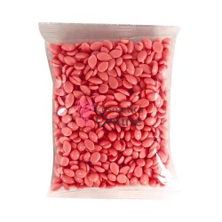 Ceara traditionala elastica faciala granule Italwax Top Line Roz Coral 100 g, pentru piele foarte sensibila